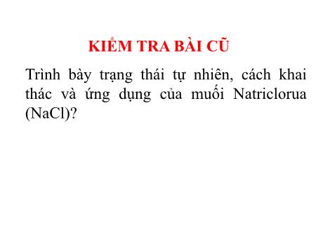 Bài giảng Hóa học 9 - Tiết 13: Phân bón hóa học