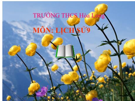 Bài giảng Lịch sử 9 - Bài 24: Cuộc đấu tranh bảo vệ và xây dựng chính quyền dân chủ nhân dân (1945 -1946) - Trường THCS Hòa Long