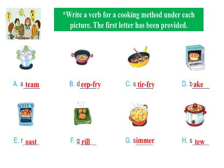 Bài giảng Tiếng Anh 9 - Unit 7: Recipes & eating habits (Lesson 7) - Nguyễn Thúy Hoa