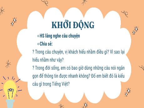 Bài giảng Ngữ văn 9 (Kết nối tri thức) - Bài 5: Đối diện với nỗi đau. Câu rút gọn - Trường THCS Trần Văn Ơn