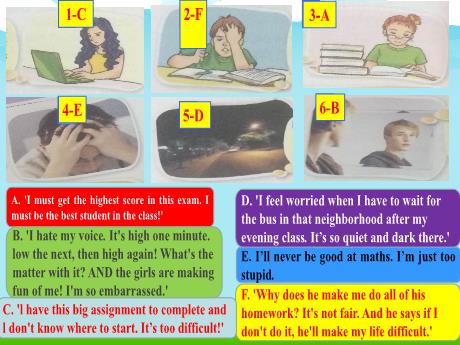 Bài giảng Tiếng Anh 9 - Unit 3: Teen stress and pressure Lesson 6 - Năm học 2022-2023 - Trường THCS Trần Văn Ơn