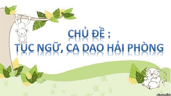 Tài liệu Tục ngữ, ca dao Hải Phòng